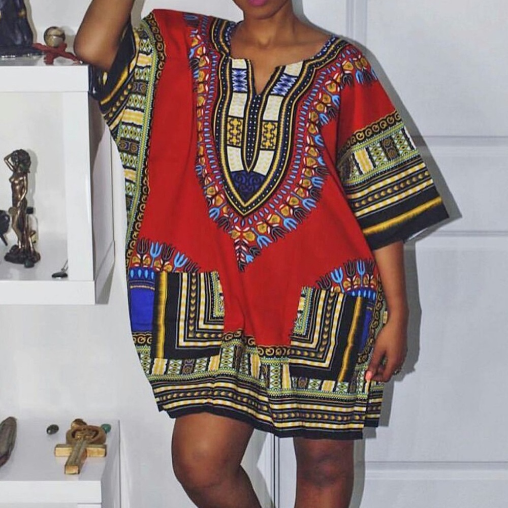 Red dashiki